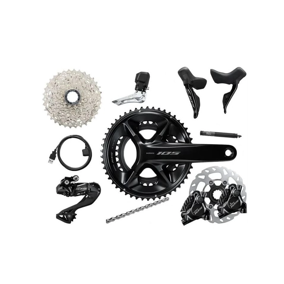 Grupo Shimano 105 Di2 12V Disc R7100 Priority Pack 1 Grupo Shimano 105 Di2 12V Disc R7100 Priority Pack