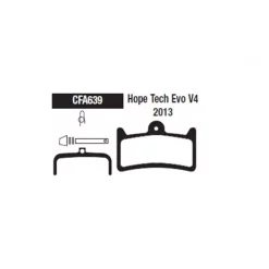 Pastillas Disco EBC Hope Tech Evo V4 CFA639